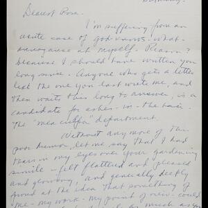 a page of handwritten text