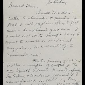 a page of handwritten text