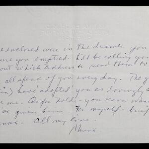 a page of handwritten text