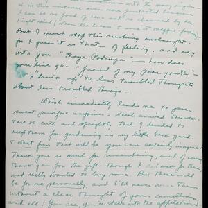 a page of handwritten text