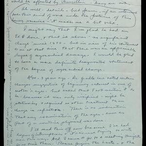 a page of handwritten text