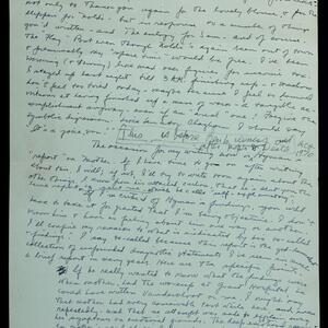 a page of handwritten text