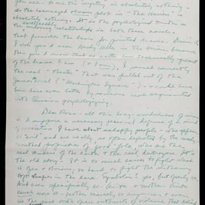 a page of handwritten text
