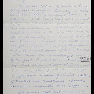 a page of handwritten text