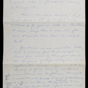 a page of handwritten text