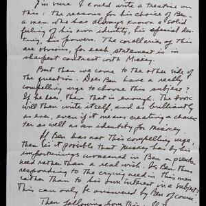 a page of handwritten text