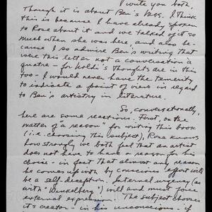 a page of handwritten text