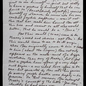 a page of handwritten text