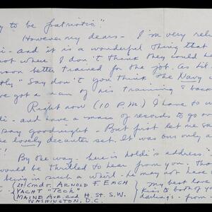 a page of handwritten text