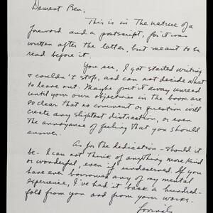 a page of handwritten text