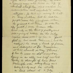 a page of handwritten text