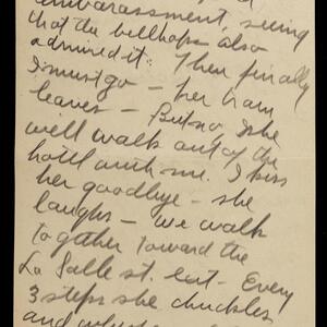 a page of handwritten text