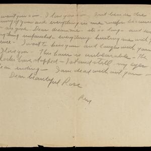 a page of handwritten text