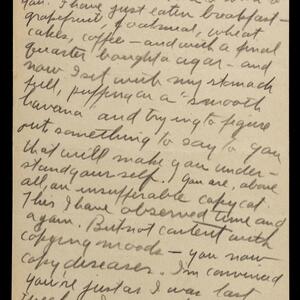 a page of handwritten text