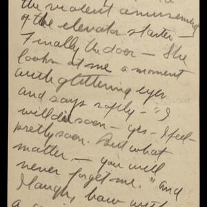 a page of handwritten text