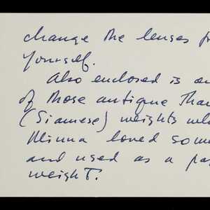 a page of handwritten text