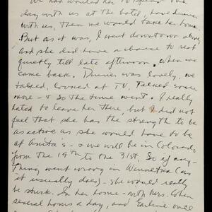 a page of handwritten text