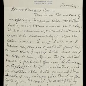 a page of handwritten text