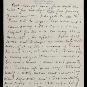 a page of handwritten text