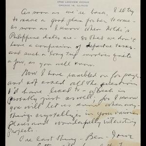 a page of handwritten text