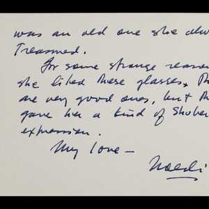 a page of handwritten text