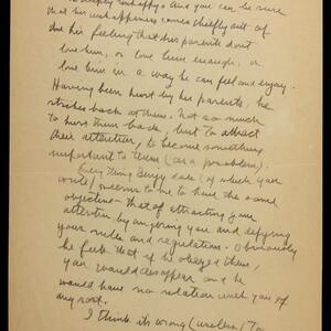 a page of handwritten text