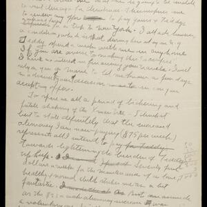 a page of handwritten text