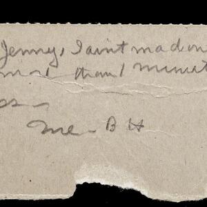 a page of handwritten text