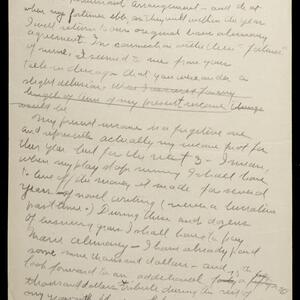 a page of handwritten text