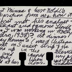 a page of handwritten text