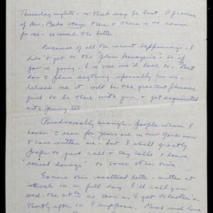 a page of handwritten text