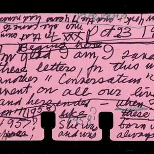 a page of handwritten text