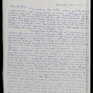 a page of handwritten text
