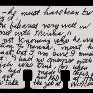 a page of handwritten text
