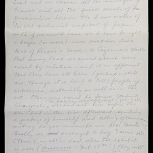 a page of handwritten text