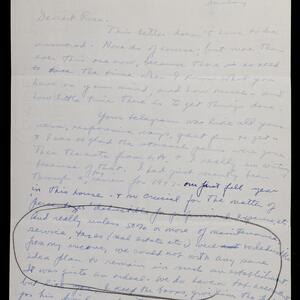 a page of handwritten text