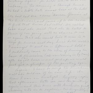 a page of handwritten text