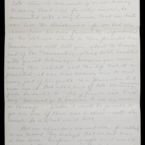 a page of handwritten text
