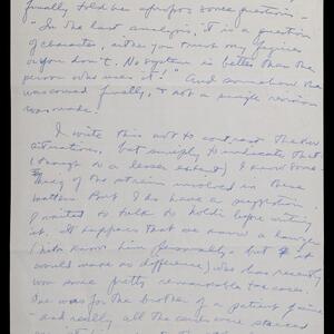 a page of handwritten text