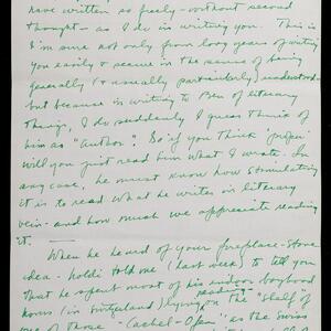 a page of handwritten text
