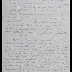 a page of handwritten text