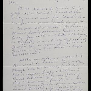a page of handwritten text