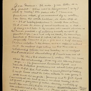 a page of handwritten text