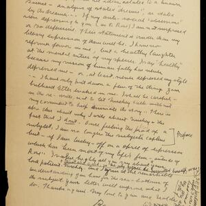 a page of handwritten text