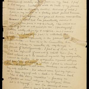 a page of handwritten text