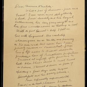 a page of handwritten text