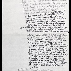 a page of handwritten text