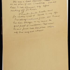 a page of handwritten text