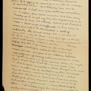 a page of handwritten text