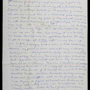 a page of handwritten text